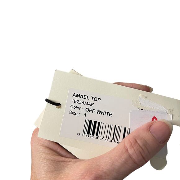 NWT ba&sh Amael colorful floral open back top - Small - Picture 13 of 13